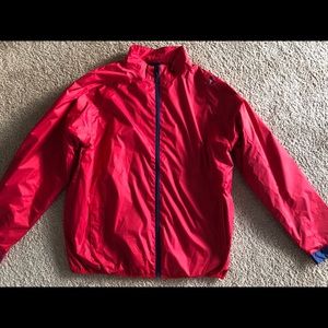 NWT red John Daly golf windbreaker